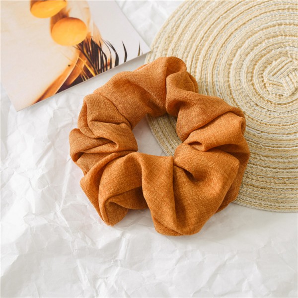 Youkan Fashion solid color hair ring ball hair rope ins hair band Korean hair accessories
