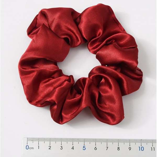 Wholesale Fashion Women Hair Accessories Fabric Solid Colors Elastic Hair Ties 