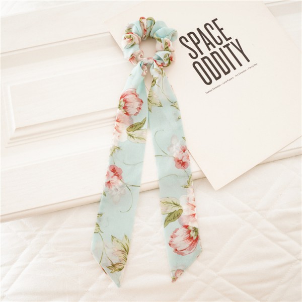 Chiffon Hair Ties Cute No Crease Bowknot Ponytail Holder Hair elastic for Women Girls 