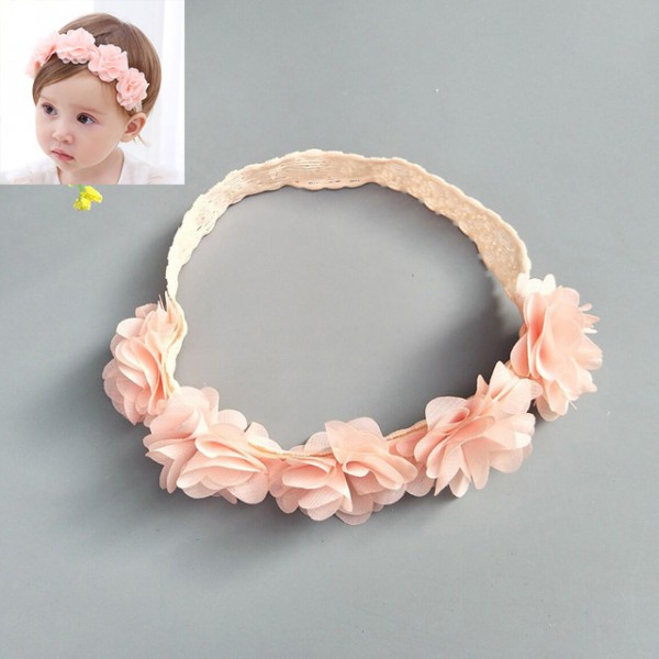 Youkan Fashion Hot sale floral lace cute baby head...
