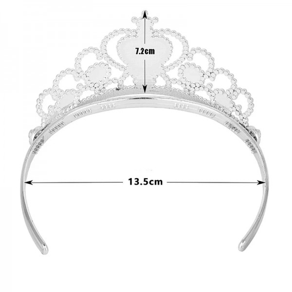 Youkan Fashion Kids Baby Princess Crown Gift Set Girls Plastic Tiara Crown