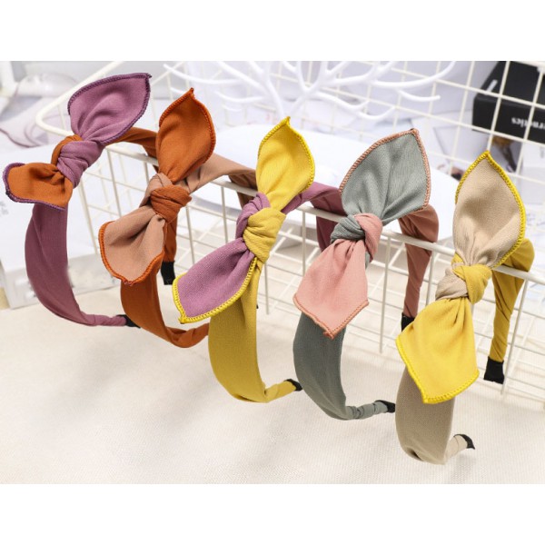 YouKan Fashion Hairband Custom Girls Hairbands Starhope Fabric Ribbon Bow Knot Headband For Women 