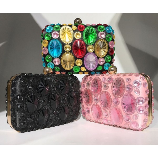 2020 YouKan Fashion Lady  Crystal Cluth Starhope New  Luxury Evening Bag For Party