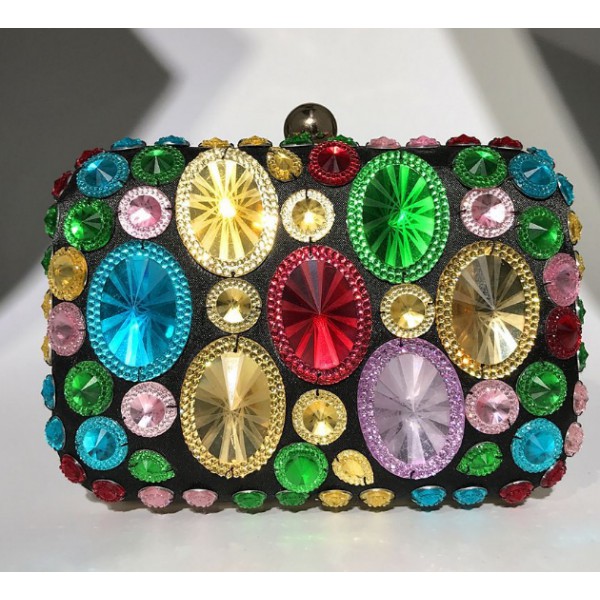 2020 YouKan Fashion Lady  Crystal Cluth Starhope New  Luxury Evening Bag For Party