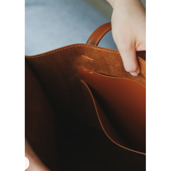 Minimalistic Eco Leather Tote Bag Women 
