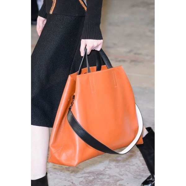 East West Large Leather Tote 