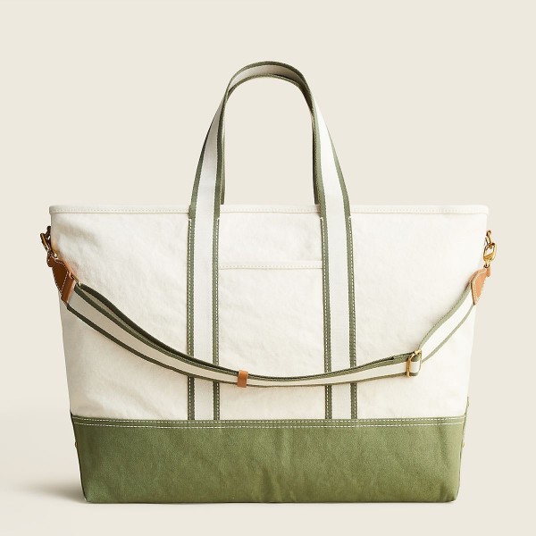 East West Large Leather Tote 