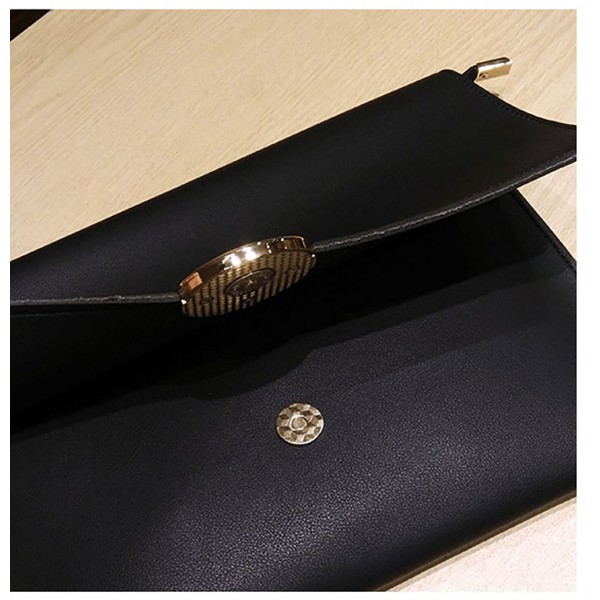 Vegan Leather Large Clutch Bags Crossbody Message Handbags