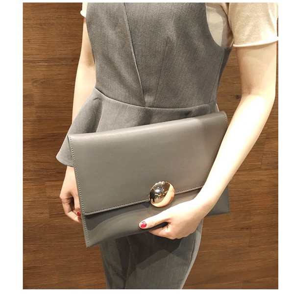 Vegan Leather Large Clutch Bags Crossbody Message Handbags