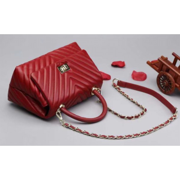 New Solid Soft Leather Handbags For Women Striped Flap Bag Lady Crossbody Shoulder Bag 