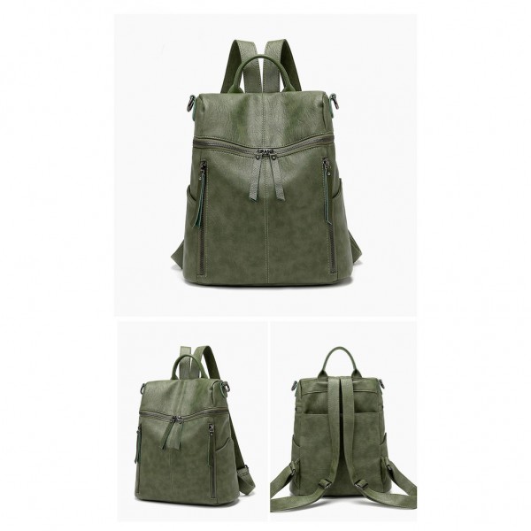 Youkan Fashion woman backpack travel leather bag woman handbag two way shoulder bag Geniue sheep leather bags soft leather backpack