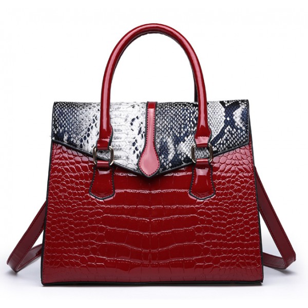2020 Starhope New Design  Luxury Women's Bag YouKan Fashion Large Crocodile PU Leather Tote Handbag