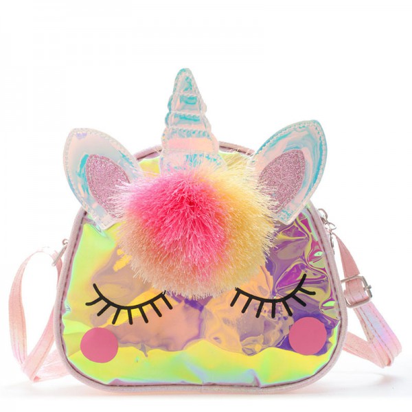 Children's spring new laser shoulder bag Little Mo...