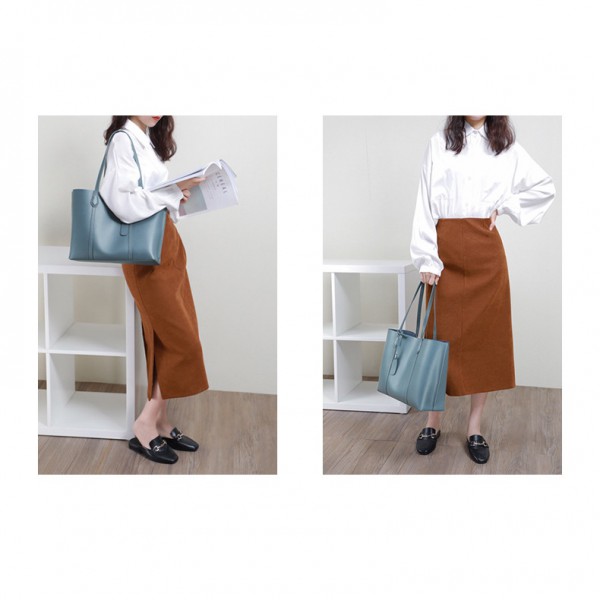 Bag Women New Fashion Leather Large Capacity Portable One Shoulder Tote Bag Small Commuter Bag