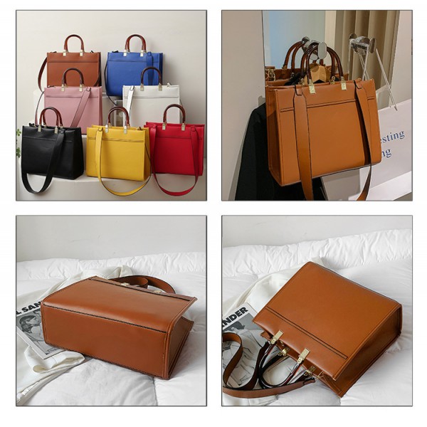 Tote bag women's large capacity carry bag retro single shoulder bag senior texture crossbody bag