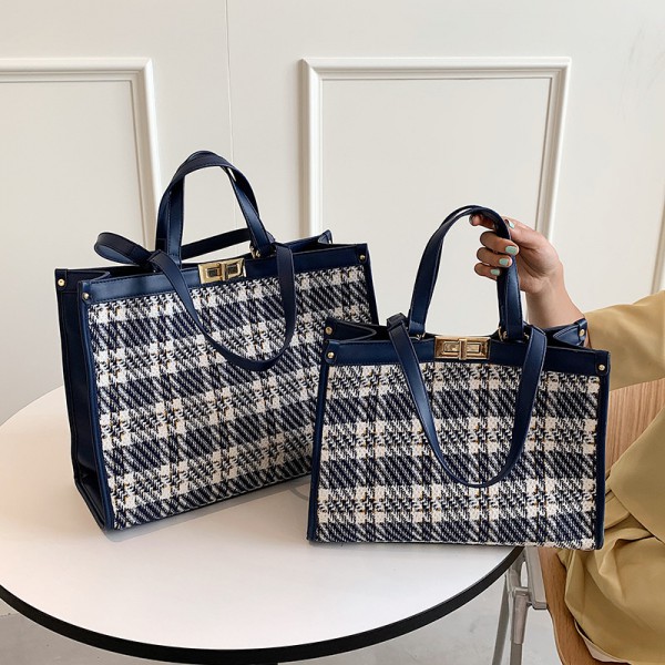 New Korean fashion portable canvas bag one shoulde...