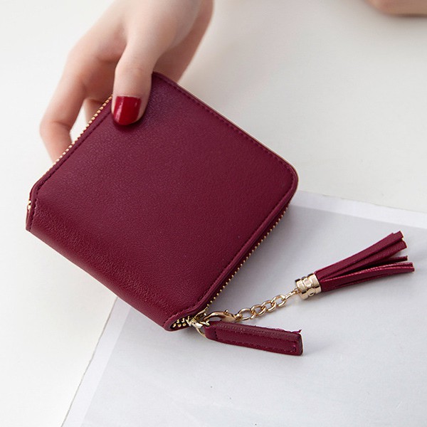 Youkan Fashion Short purse with coin and card mini...