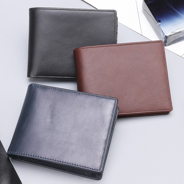 Youkan Fashion High quality genuine leather wallet card holder pen keychain