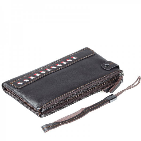 Youkan Fashion Cheap Custom Fashion New Design Genuine Leather Slim Wallet 