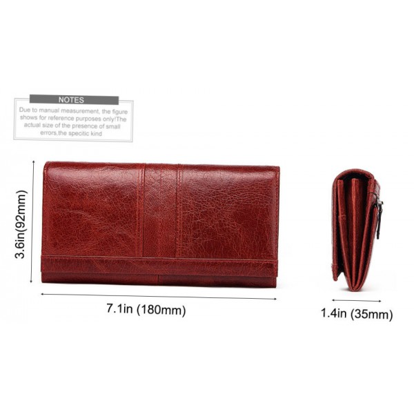 Youkan Fashion  long multi-card large-capacity RFID anti-theft brush mobile phone Women's wallet