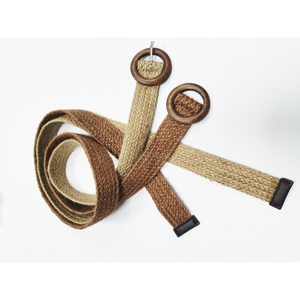 Wholesale Women YouKan Fashion Woven Nylon Belts  ...
