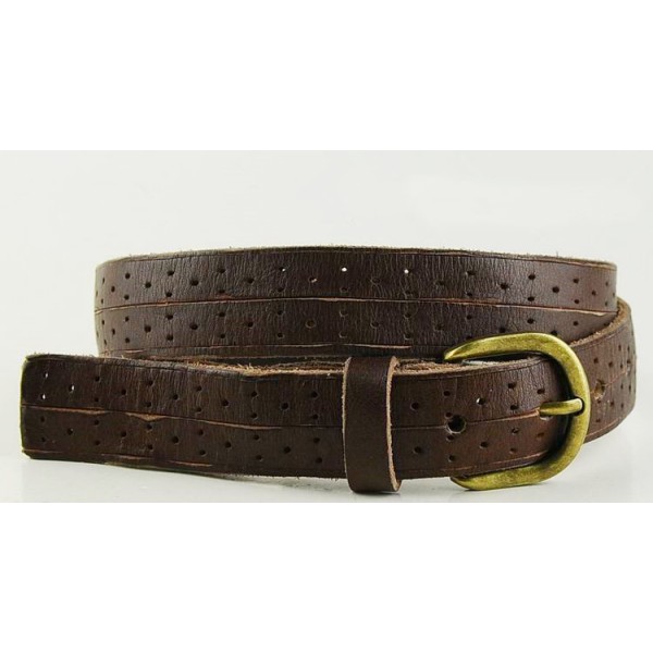 Men's Genuine Leather Belt Strap Pin Buckle Belt  
