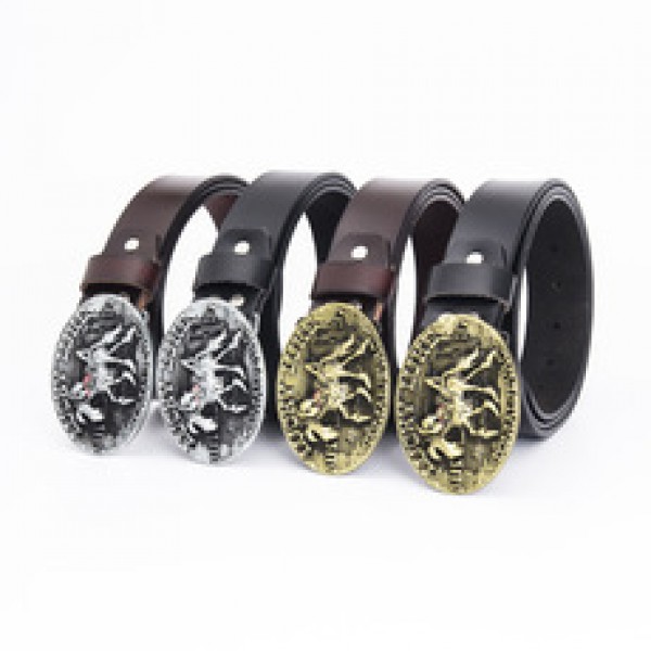 Men's Punk  Buckle PU Belts