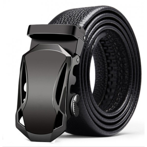 Men's PU Leather Belts  Black Belts With Automatic...