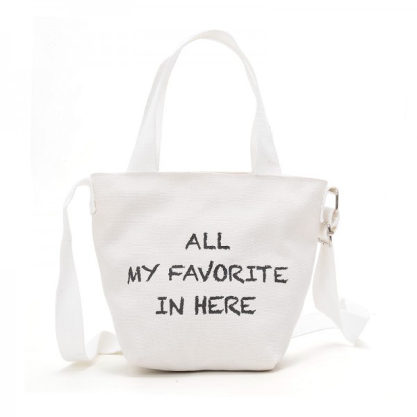 Hot Sale Youkan Fashion Kids Canvas Travel Tote Shopping Bags