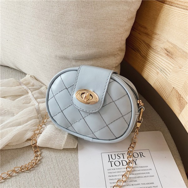 Cute leather shoulder crossbody girls purse kids handbags 