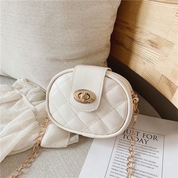 Cute leather shoulder crossbody girls purse kids handbags 