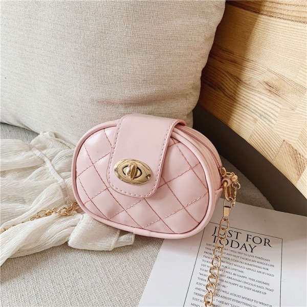 Cute leather shoulder crossbody girls purse kids handbags 