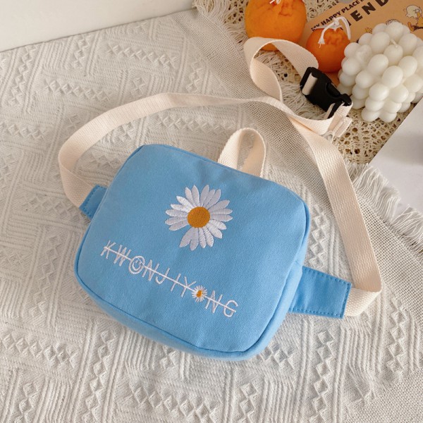 Girls Cute Shoulder Cross Body Bags Canvas Kids Messenger Bag 