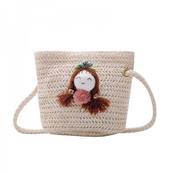 Custom summer kids beach tote bag  girls bucket st...