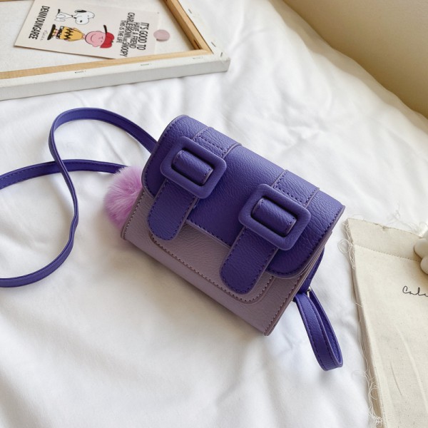 Youkan Fashion Children Leather Handbag Purse Mini Shoulder Bags for kids 