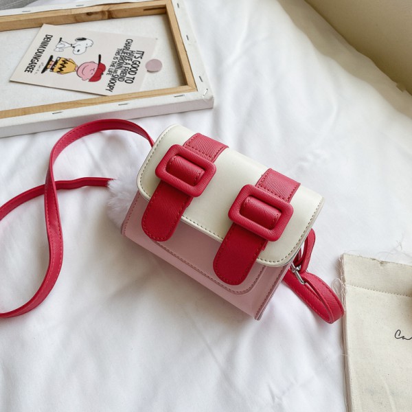 Youkan Fashion Children Leather Handbag Purse Mini Shoulder Bags for kids 