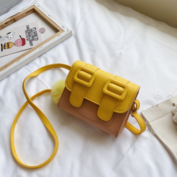 Youkan Fashion Children Leather Handbag Purse Mini Shoulder Bags for kids 