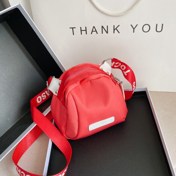 Children fashion small handbags canvas messenger Outing kids crossbody bags 