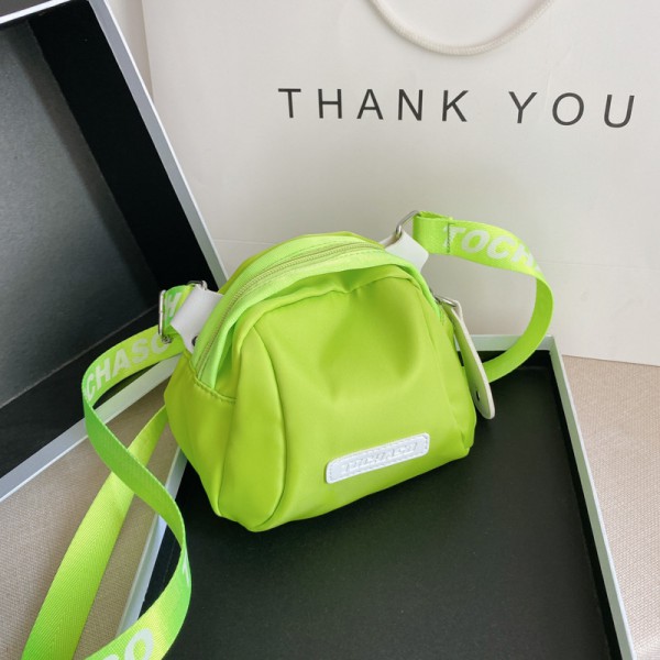 Children fashion small handbags canvas messenger Outing kids crossbody bags 