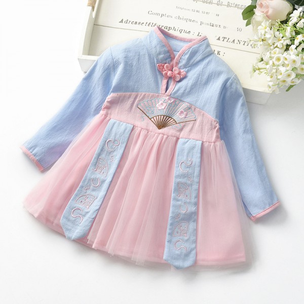  Chinese style flower embroidery Han Chinese cloth...