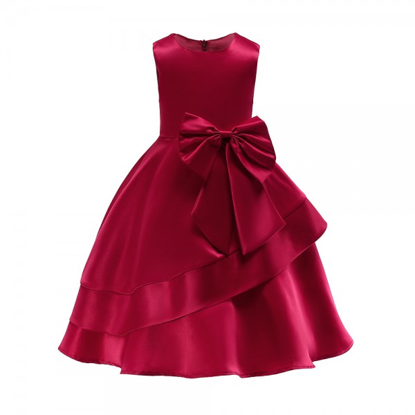 wholesale 2020 hot sale kids birthday children  wedding flower party girl dress 