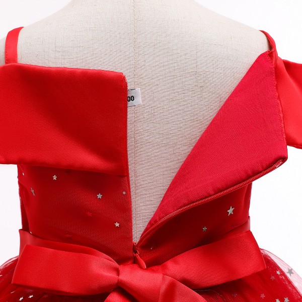 Youkan Fashion Baby Girl Kids Frock Design Lace Sleeves Birthday Wedding Party Dress