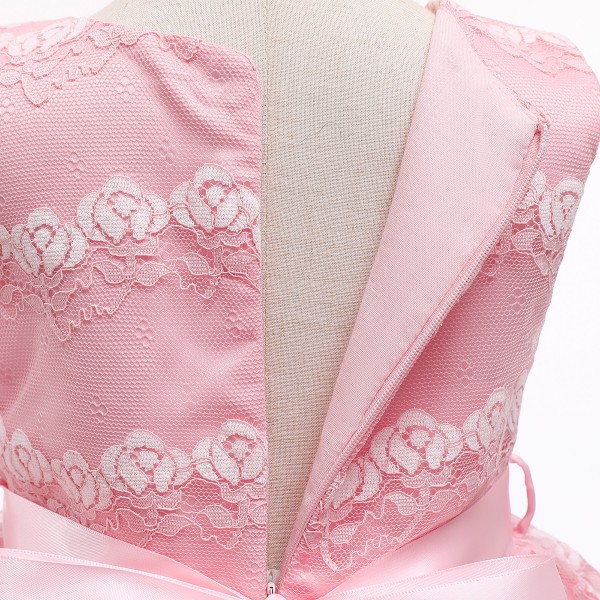 China  children's clothing new flowers cotton kid floral dress fancy kid dress