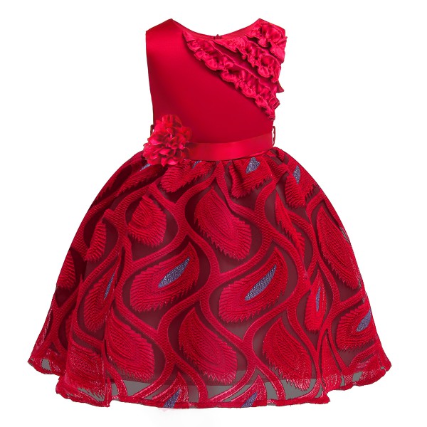 Youkan Fashion wholesale kids elegant party dresses 