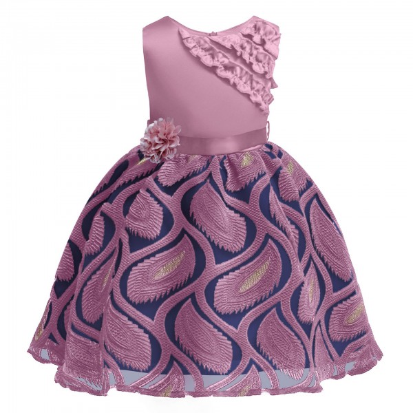 Youkan Fashion wholesale kids elegant party dresse...