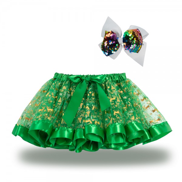2020 New Design Kids Short Party Wear Dance Skirt For Kids 