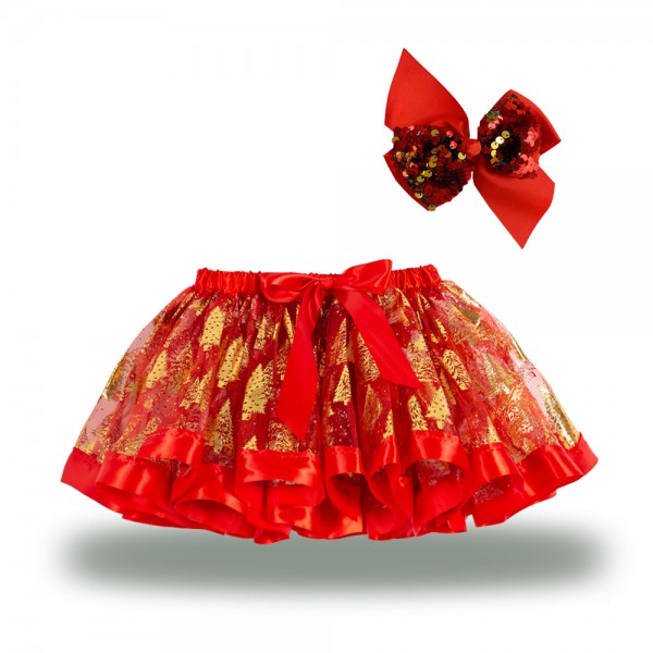 2020 New Design Kids Short Party Wear Dance Skirt For Kids 