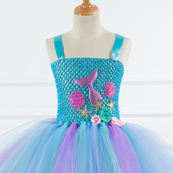Youkan Fashion Beautiful Princess Kids Costume Wear Girls Party Dress 