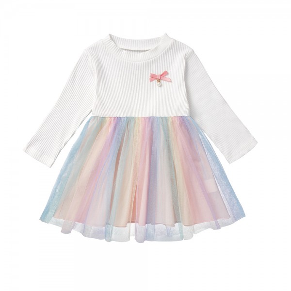 Youkan Fashion baby dress iridescent frock design ...