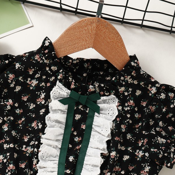 Youkan Fashion new style floral dress for girls kids summer clothing